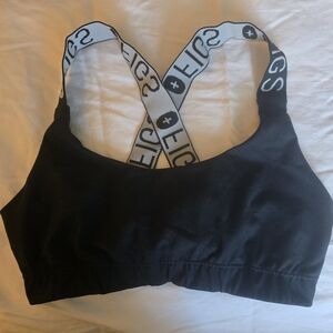 FIGS BLACK SPORTS BRA- SIZE M